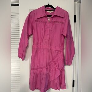 Pink Long Sleeve Dress